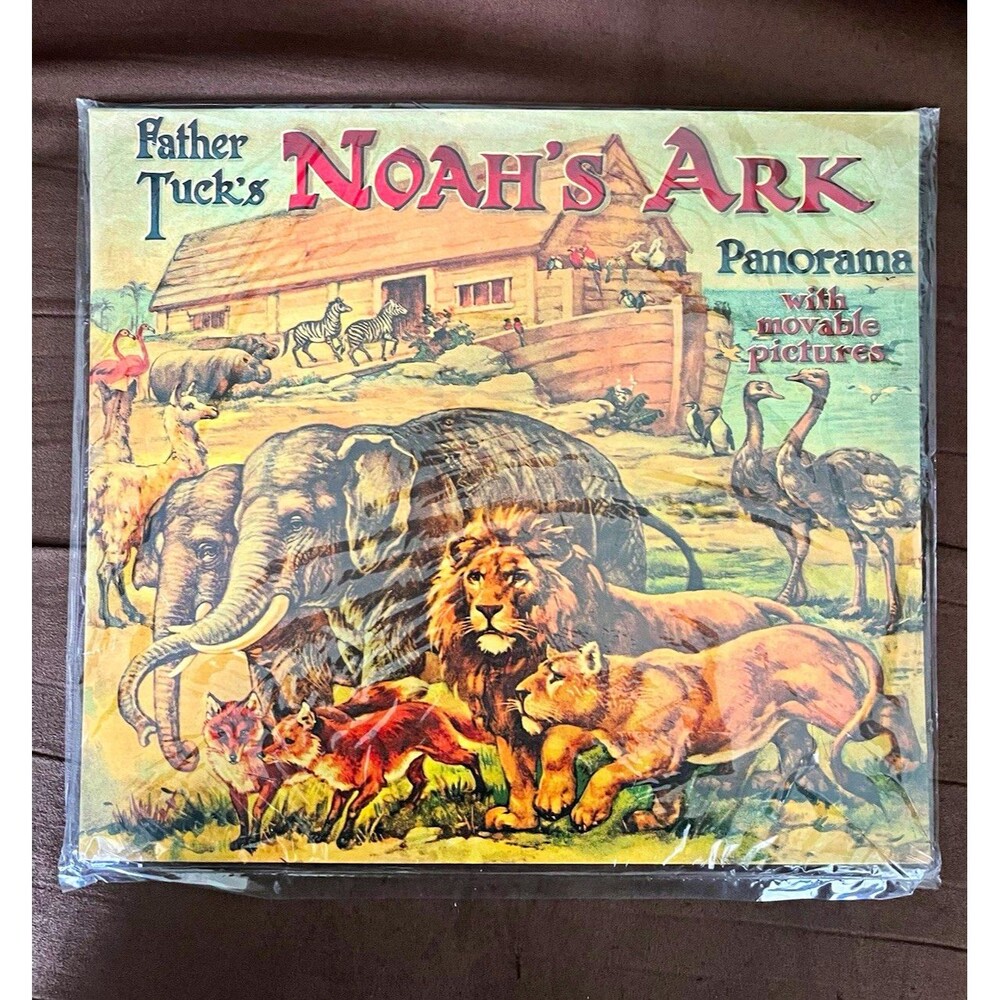 Father Tuck's Noah's Ark Panorama Picture Book w/ Movable Pictures 1997 Sealed